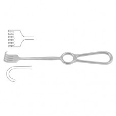 Kocher Retractor 6 Blunt Prongs Stainless Steel, 22 cm - 8 3/4"